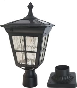 best outdoor solar lamp post