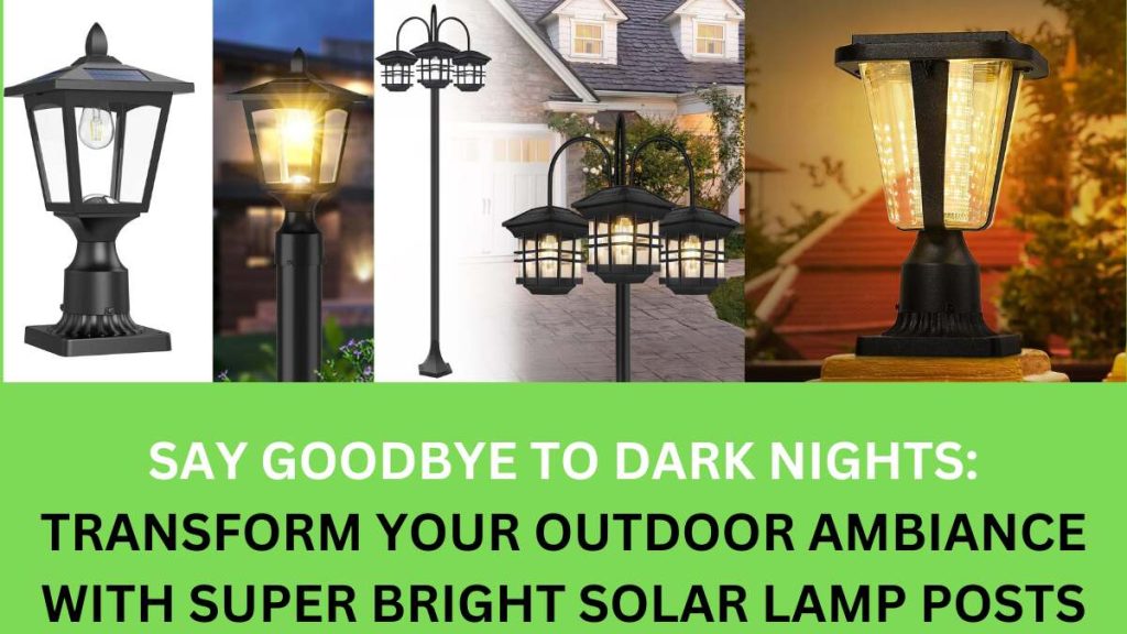 Super Bright Solar Lamp Post