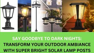 Super Bright Solar Lamp Post